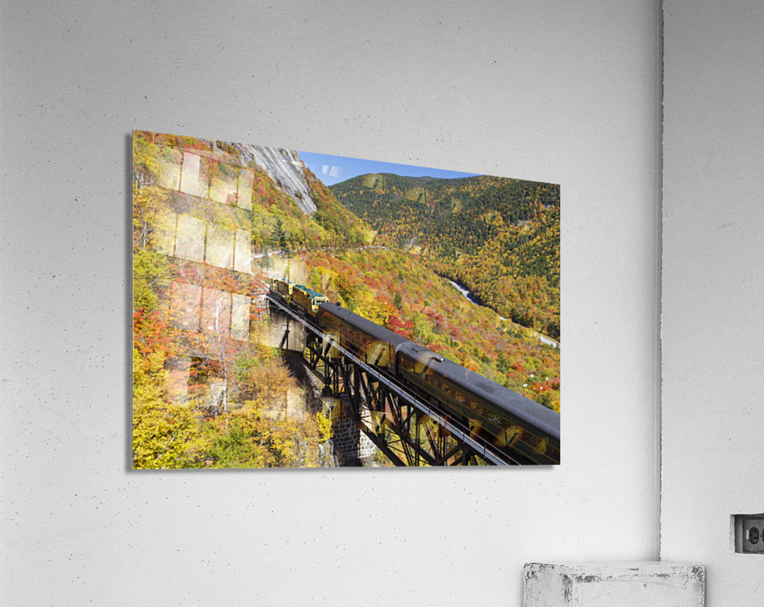 Willey Brook Trestle - Harts Location New Hampshire Acrylic Print