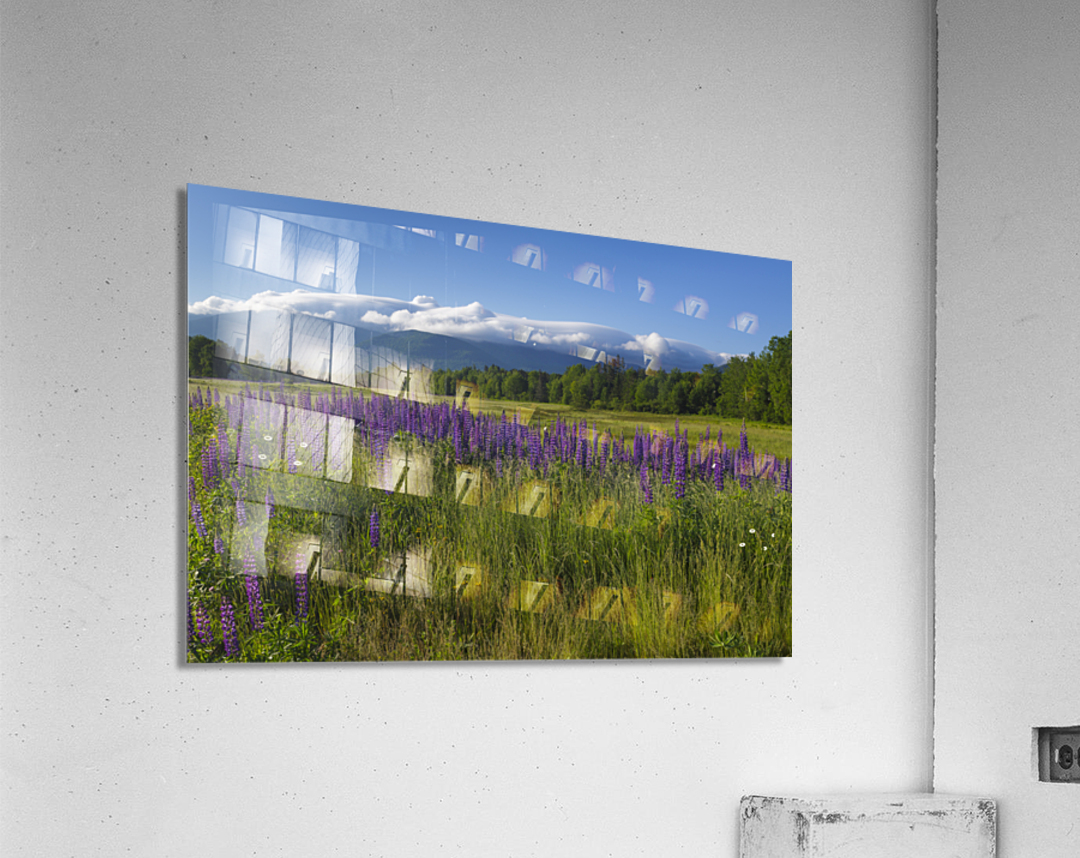 Valley Road - Jefferson New Hampshire Acrylic Print