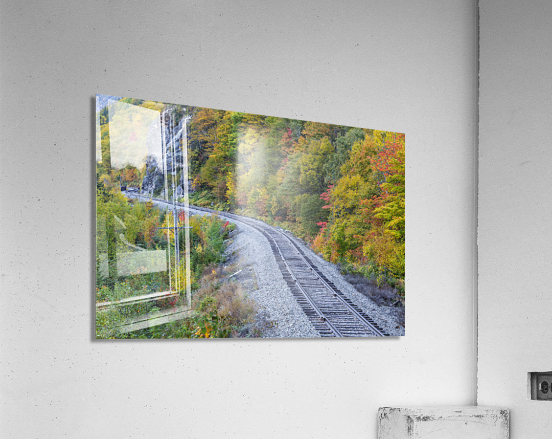 Maine Central Railroad - Harts Location New Hampshire Acrylic Print