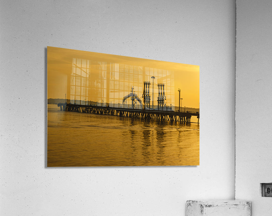 Portland Harbor - Portland Maine Acrylic Print