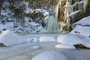 Kinsman Falls - Franconia Notch State Park New Hampshire