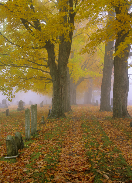 Greenlawn Cemetery - Mount Vernon New Hampshire Print