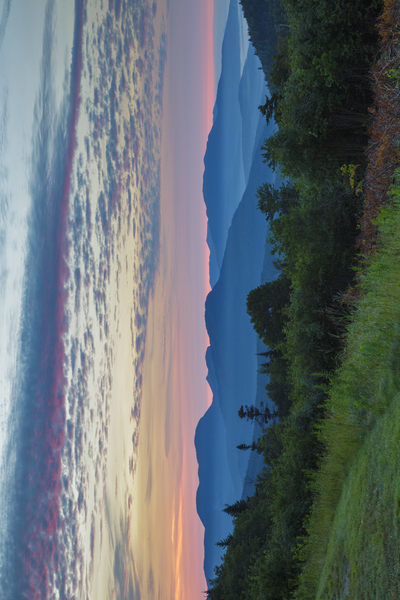 C.L. Graham Wangan Grounds Scenic Overlook - Kancamagus Highway Print