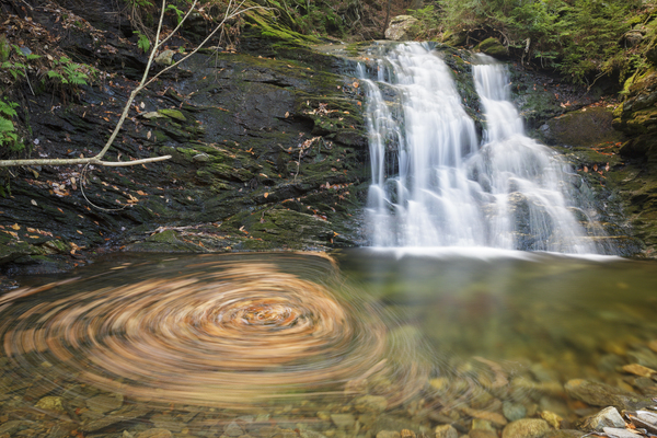 Blue Ravine Cascades - Kinsman Notch New Hampshire Print