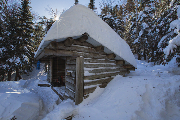 Beaver Brook Shelter - Appalachian Trail New Hampshire Print