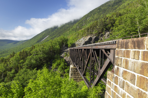 Willey Brook Trestle - Crawford Notch New Hampshire Print