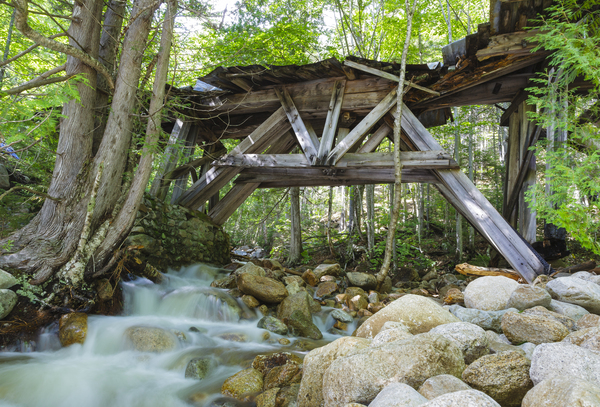 Trestle 16 - East Branch & Lincoln Railroad New Hampshire Print