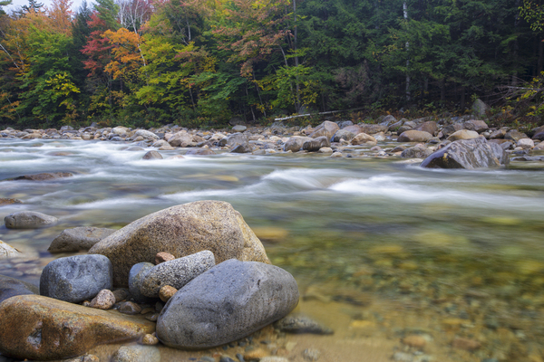 East Branch of the Pemigewasset River - Lincoln New Hampshire Print