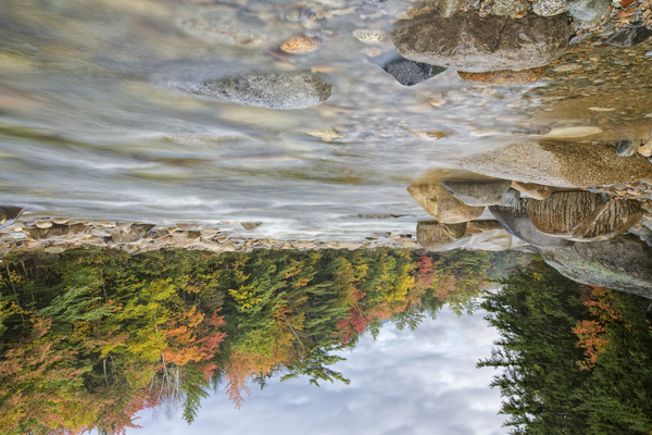 East Branch of the Pemigewasset River - Lincoln New Hampshire Print