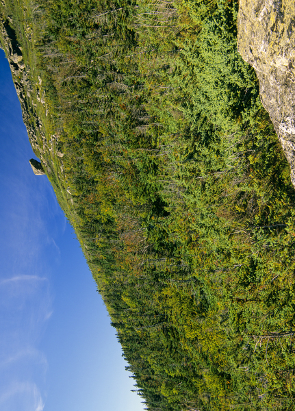 Glen Boulder - White Mountains New Hampshire Print