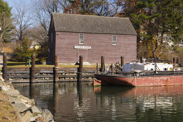 John Hancock Warehouse - York Maine Print