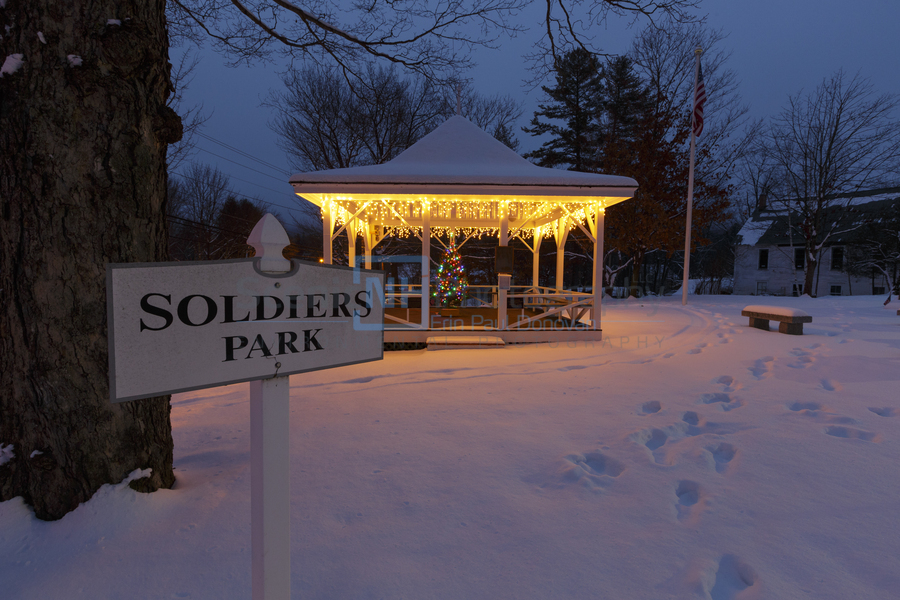 Village of North Woodstock New Hampshire  Print