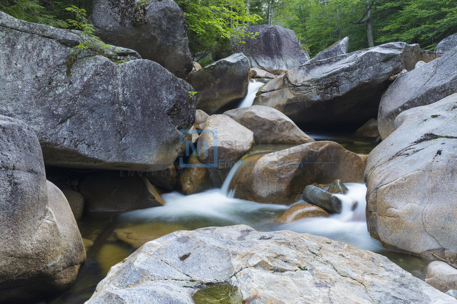 Pemigewasset River - Franconia Notch State Park New Hampshire  Print