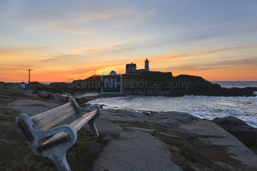 Cape Neddick Nubble Light - York Maine  Print