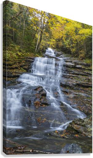 Beaver Brook Cascades - Kinsman Notch New Hampshire Canvas Print