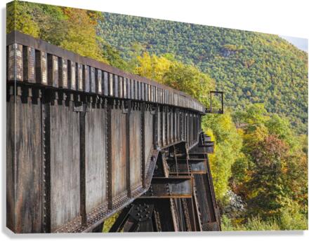 Maine Central Railroad - Harts Location New Hampshire Canvas Print