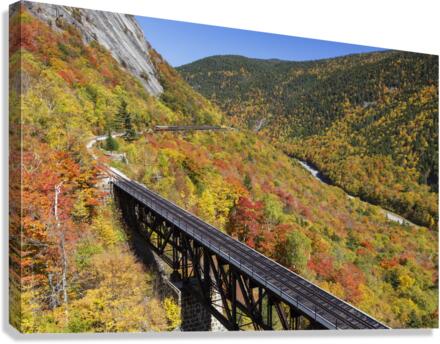 Willey Brook Trestle - White Mountains New Hampshire Canvas Print