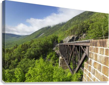 Willey Brook Trestle - Crawford Notch New Hampshire Canvas Print