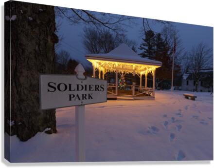 Village of North Woodstock New Hampshire Canvas Print