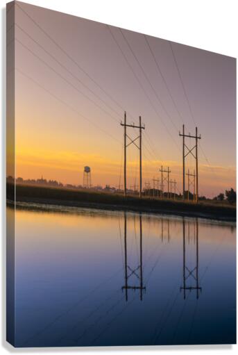 Salt Marsh - Hampton New Hampshire Canvas Print