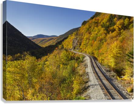 Maine Central Railroad - Harts Location New Hampshire Canvas Print