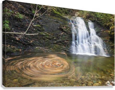 Blue Ravine Cascades - Kinsman Notch New Hampshire Canvas Print