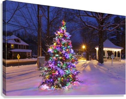 Village of North Woodstock New Hampshire Canvas Print