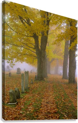 Greenlawn Cemetery - Mount Vernon New Hampshire Canvas Print