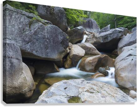 Pemigewasset River - Franconia Notch State Park New Hampshire Canvas Print