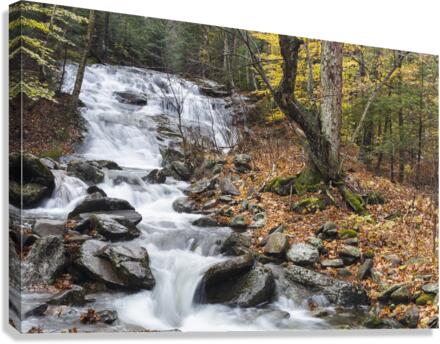 Stark Falls - North Woodstock New Hampshire Canvas Print