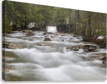 The Baby Flume - Franconia Notch State Park New Hampshire Canvas Print