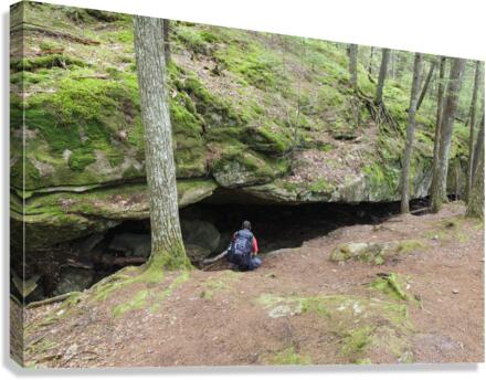Cow Cave - Sandwich Notch New Hampshire Canvas Print