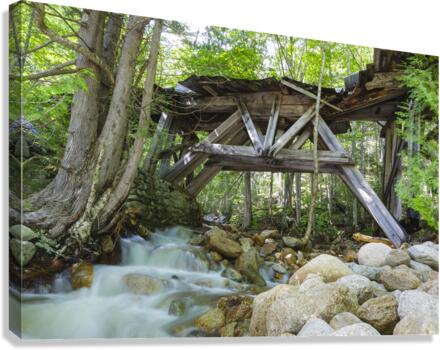 Trestle 16 - East Branch & Lincoln Railroad New Hampshire Canvas Print