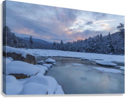 East Branch of the Pemigewasset River - Lincoln New Hampshire Canvas Print