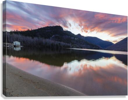 Echo Lake - Franconia Notch New Hampshire Canvas Print