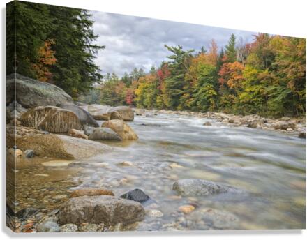 East Branch of the Pemigewasset River - Lincoln New Hampshire Canvas Print