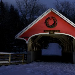 Flume Covered Bridge - Franconia Notch New Hampshire