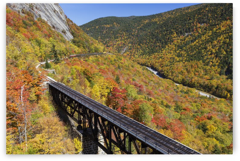 Willey Brook Trestle - White Mountains New Hampshire by ScenicNH Photography
