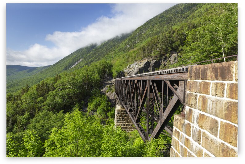 Willey Brook Trestle - Crawford Notch New Hampshire by ScenicNH Photography