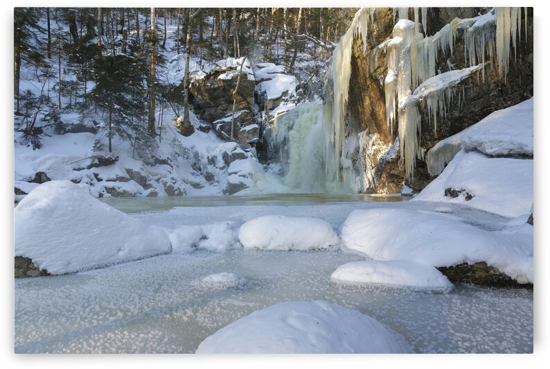 Kinsman Falls - Franconia Notch State Park New Hampshire by ScenicNH Photography