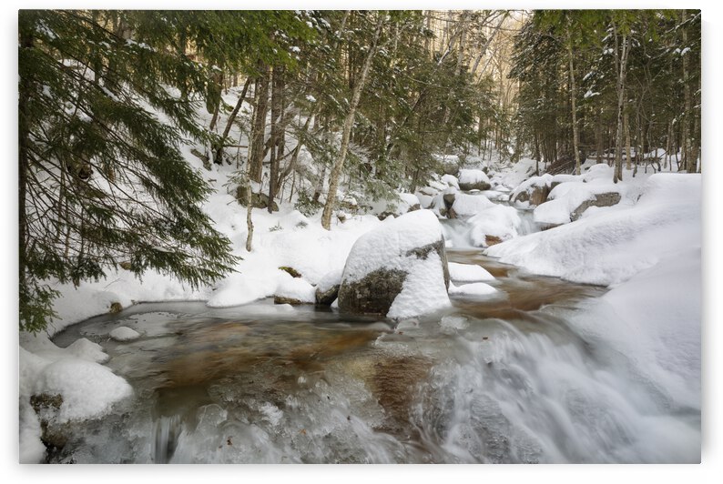 Flume Brook - Franconia Notch State Park New Hampshire by ScenicNH Photography