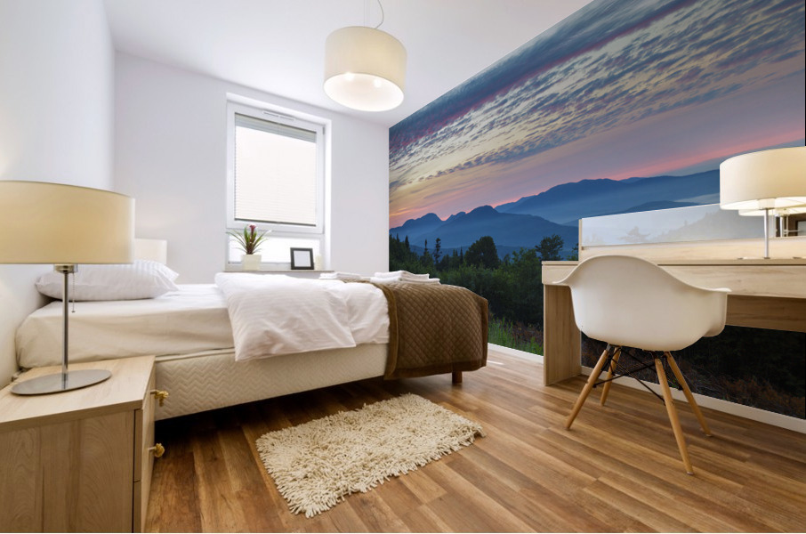 C.L. Graham Wangan Grounds Scenic Overlook - Kancamagus Highway Mural print