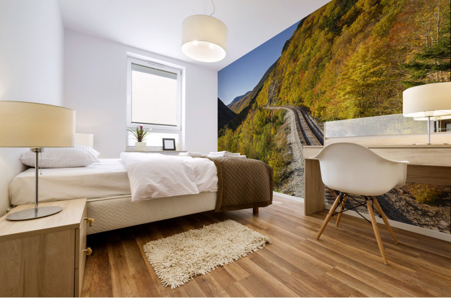 Maine Central Railroad - Harts Location New Hampshire Mural print