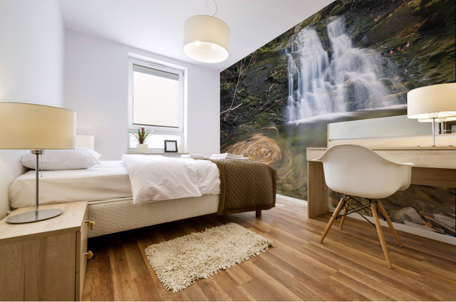 Blue Ravine Cascades - Kinsman Notch New Hampshire Mural print