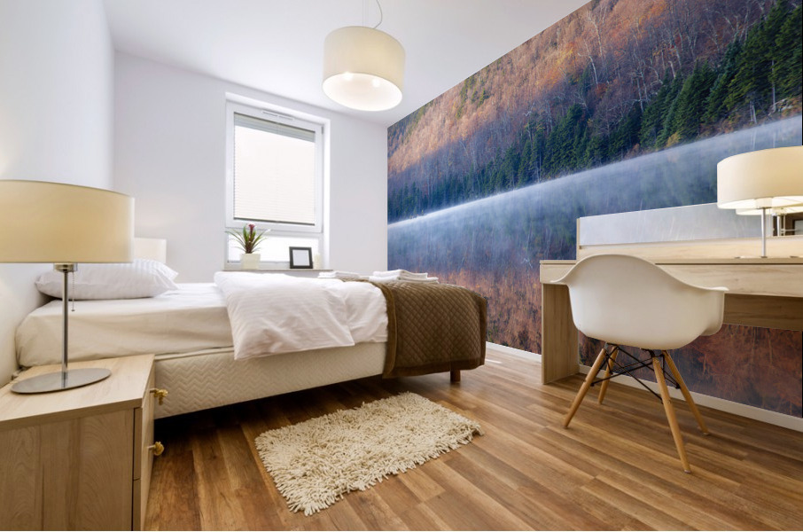 Upper Hall Ponds - Sandwich New Hampshire Mural print