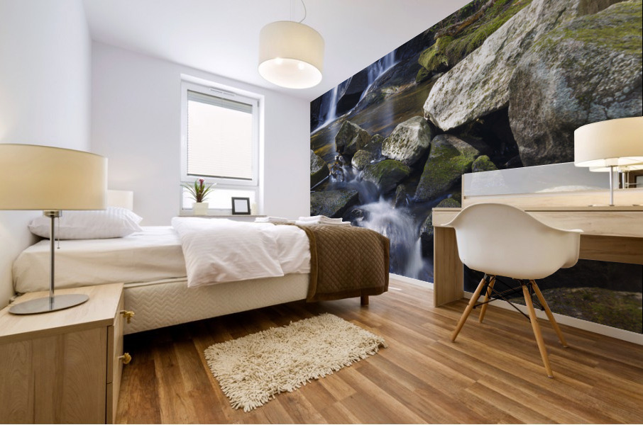 Crooked Brook - North Woodstock New Hampshire Mural print