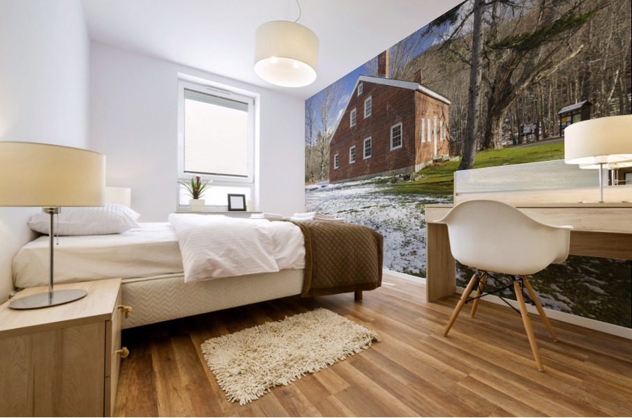 Brickett Place - Stow Maine Mural print