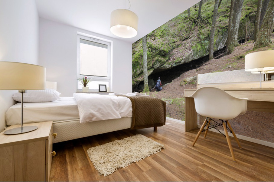 Cow Cave - Sandwich Notch New Hampshire Mural print