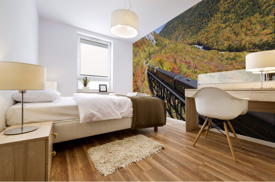 Willey Brook Trestle - Harts Location New Hampshire Mural print