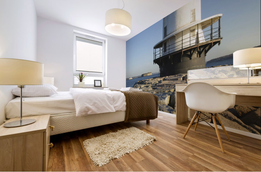 Spring Point Ledge Lighthouse - South Portland Maine Mural print